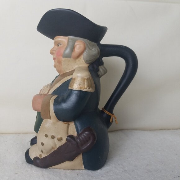 Vntg Toby jugs, Early American settlers, Abraham Whipple, Grace Apgar USA - Picture 3 of 13